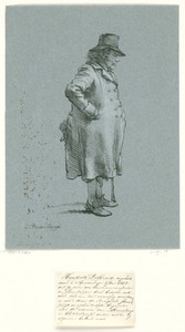 Portret van bedelaar Hendrik Delbroeck