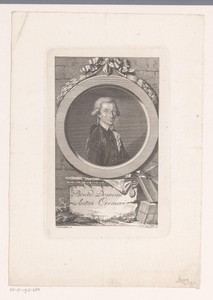 Portret van Benedikt Dominik Anton Cremeri