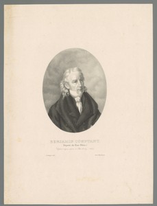 Portret van Benjamin Constant
