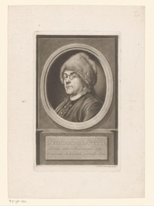 Portret van Benjamin Franklin