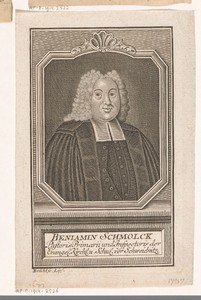 Portret van Benjamin Schmolck