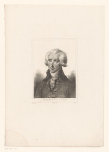 Portret van Benoît-Joseph Marsollier