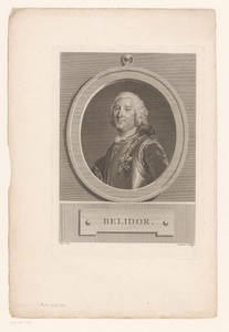 Portret van Bernard Forest de Bélidor