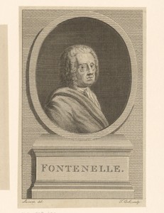 Portret van Bernard Le Bovier de Fontenelle