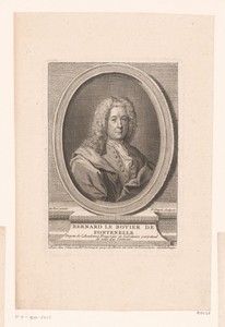 Portret van Bernard le Bovier de Fontenelle