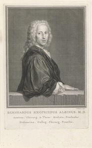 Portret van Bernard Siegfried Albinus