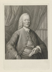 Portret van Bernardus de Bosch I (1709-86)
