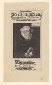 Portret van Bernhard Albrecht