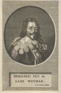 Portret van Bernhard, hertog van Saksen-Weimar