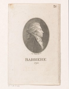 Portret van Bertrand Barère de Vieuzac