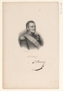 Portret van Bertrand Clauzel