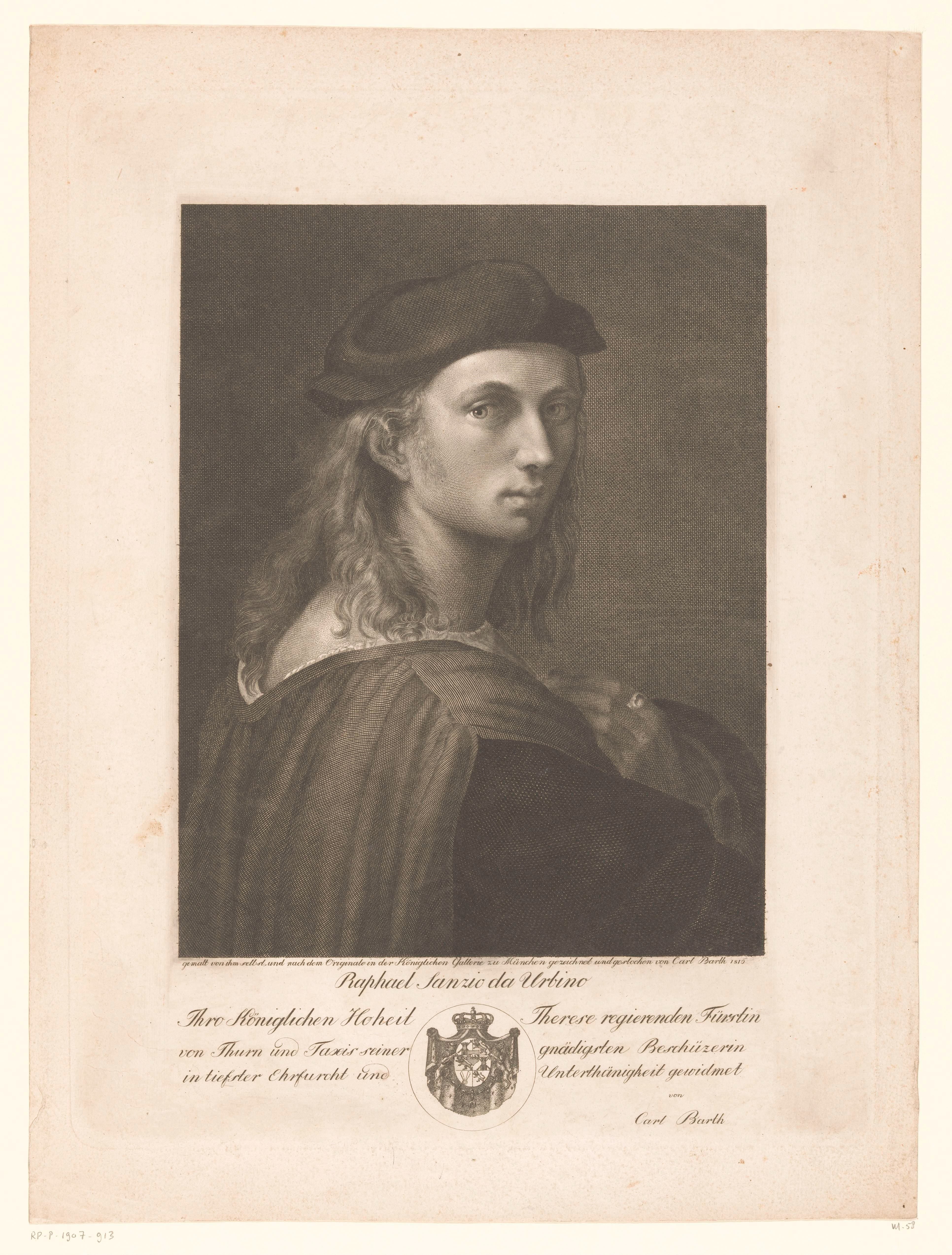 Portret van Bindo Altoviti by Karl Barth