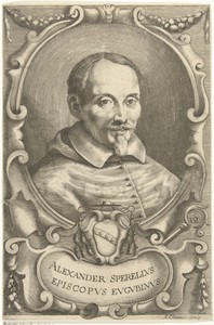 Portret van bisschop Alessandro Sperelli