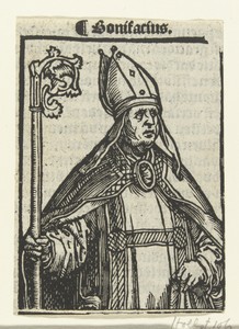 Portret van bisschop Bonifatius