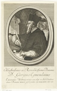 Portret van bisschop George van Egmond van Utrecht
