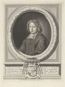 Portret van bisschop Wilhelm Egon von Fürstenberg-Heiligenberg
