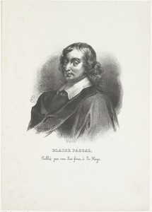Portret van Blaise Pascal