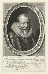 Portret van Bonifacius de Jonge op 52-jarige leeftijd