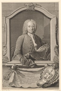 Portret van Burckhard Lebrecht Behrisch