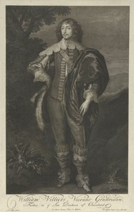 Portret van burggraaf Grandison William Villiers van Limerick