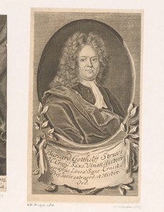 Portret van Burkhard Gotthelf Struve