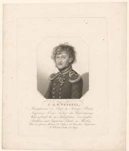 Portret van C.A.W. Wenzell