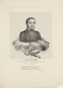 Portret van C.E. Bade