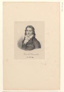 Portret van Camille Desmoulins
