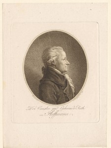 Portret van Carl Christoph von Hoffmann