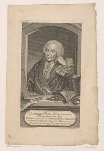 Portret van Carl Ferdinand Hommel
