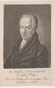Portret van Carl Friedrich Adolf Steinkopf