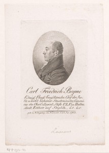 Portret van Carl Friedrich Beyme