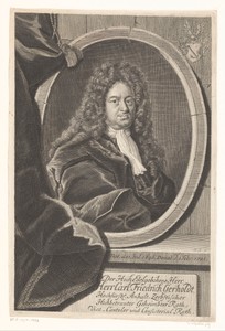 Portret van Carl Friedrich Gerhold
