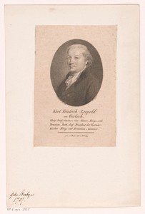 Portret van Carl Friedrich Leopold von Gerlach