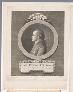 Portret van Carl Friedrich Steinbach
