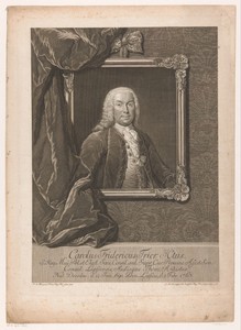 Portret van Carl Friedrich Trier