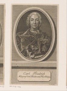 Portret van Carl Friedrich von Baden