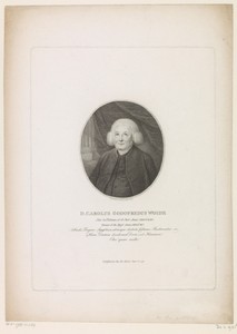 Portret van Carl Gottfried Woide