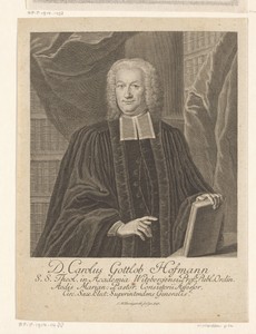 Portret van Carl Gottlob Hofmann
