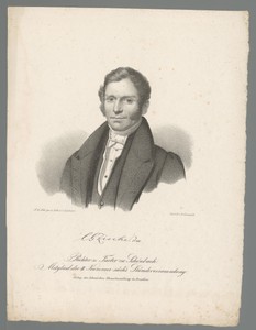Portret van Carl Gottlob Zische