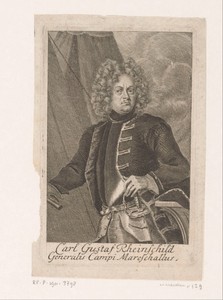 Portret van Carl Gustaf Rehnskiöld
