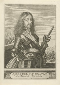 Portret van Carl Gustaf Wrangel