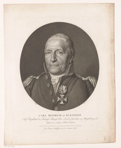 Portret van Carl Heinrich von Klevenow