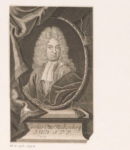 Portret van Carl Otto Rechenberg