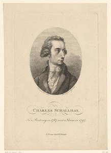 Portret van Carl Philipp Schallhas