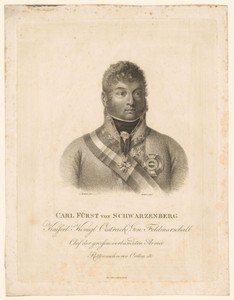 Portret van Carl Philipp von Schwarzenberg