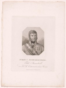 Portret van Carl Philipp von Schwarzenberg