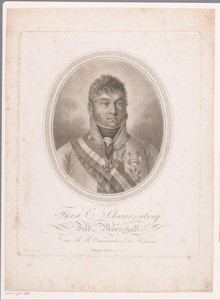 Portret van Carl Philipp von Schwarzenberg