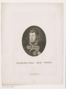 Portret van Carl Philipp von Wrede