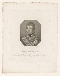 Portret van Carl Philipp von Wrede